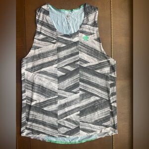 Rabbit Speedeez Gray and Green singlet